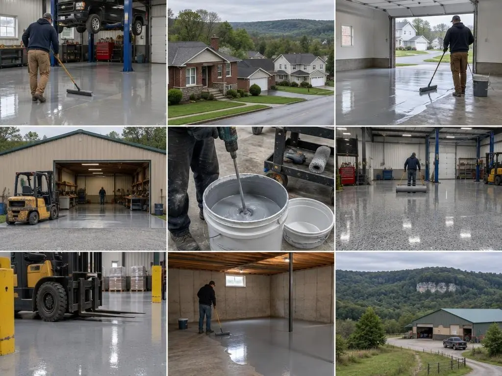 Shop & Commercial Floor Epoxy in Bloomington, IN